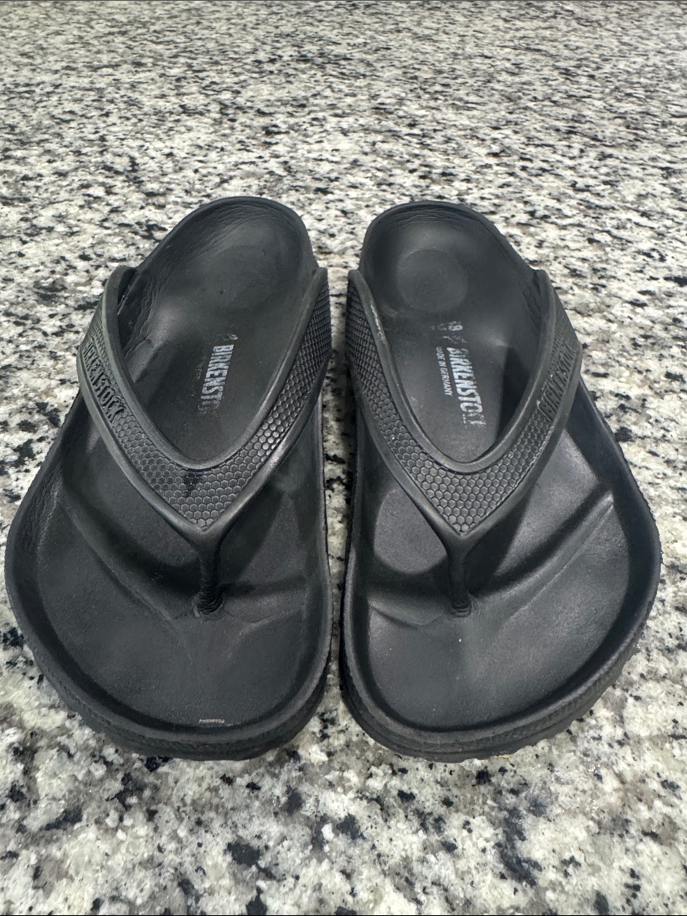 Birkenstock Black Women’s EVA Thong Sandals Size 8 - Picture 5 of 7